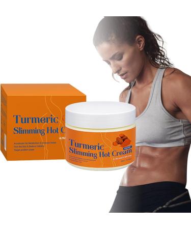 LANGYA 2Pcs Slimming Hot Cream for Women Firming Body Lotion Body Sculpting Cellulite Workout Cream for Exercise Weight Loss Cream Belly Turmeric Lotion for Women Men - Buy Online on GoSupps.com