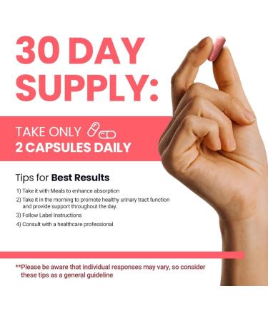Urinary Tract Comfort Formula with Parcran Cranberry & American Ginseng - 60 Capsules - Buy Online on GoSupps.com
