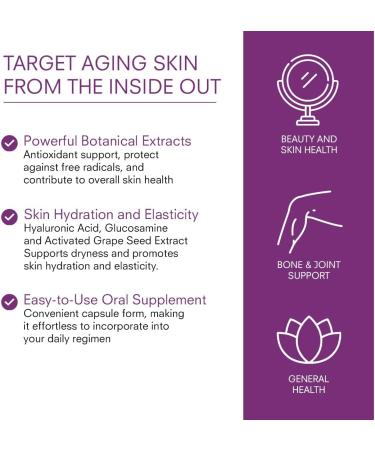 Advanced Dermal Repair Complex to Boost Firmness Hydration Elasticity & Texture Vegan Collagen Builder & Skin Supplement with 6 Clinically Proven Superior Ingredients 180 Capsules 60 Count (Pack of 3) - Buy Online on GoSupps.com