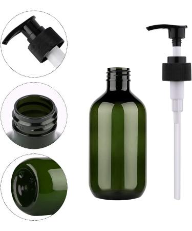 YEBeauty 10oz Pump Bottle Dispenser 2-Pack - Refillable Soap Shampoo Dispenser for Kitchen & Bathroom - Green 300ml - Buy Online on GoSupps.com