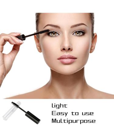 Set of 3/6 Mascara Tube Empty - Mascara Bottle and Wand Empty Glass 10ml Empty Mascara Tube and Wand Glass Amber Eyeliner Tube and Lip Gloss Tubes with Rubber Inserts and Funnels (1Set Black-b) - Buy Online on GoSupps.com