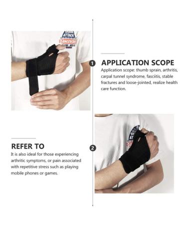 Shop BESPORTBLE Wristband Thumb Stabilizer - Carpal Tunnel Support & Fitness Wrist Brace - Durable Polyester Thumb Protector - Buy Online on GoSupps.com