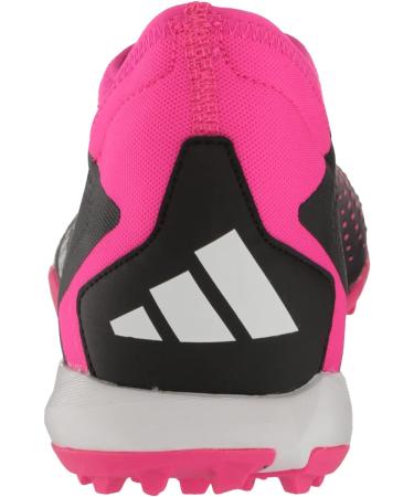 adidas Unisex Accuracy.3 Turf Soccer Shoe - Black/White/Team Shock Pink - Size 8.5 Women/7.5 Men - Buy Online on GoSupps.com