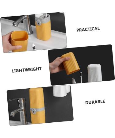 Beavorty Travel Toothpaste Holder & Toothbrush Case Set - Portable Dental Brush Container & Cup for International Shipping - Buy Online on GoSupps.com