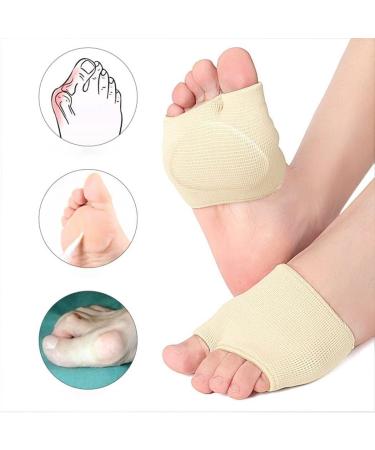 Forefoot Gel Pad for Metatarsal Pain Relief | Non-Slip Elastic Hallux Valgus Comfort | International Shipping - Buy Online on GoSupps.com