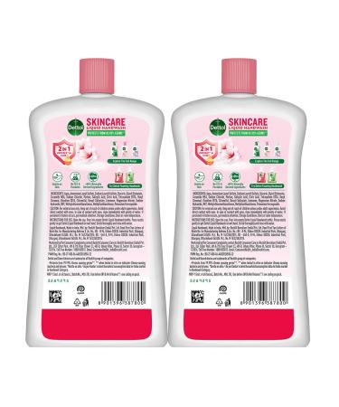 Dettol Skincare Liquid Handwash | 875ml (29.59 Fl Oz) | Pack of 2 - Buy Online on GoSupps.com