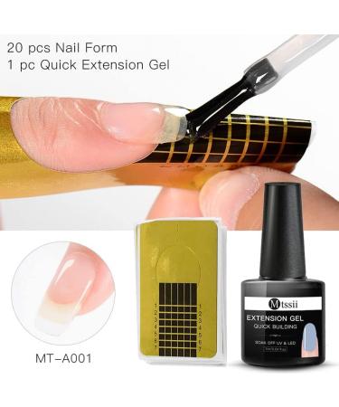 7ml Acrylic Extension Nail Gel Quick Building Gel Polish Clear Pink Nude Nail Tips Builder UV Gel Nail Art Soak Off - (Color: BW4102 7ml) - Buy Online on GoSupps.com