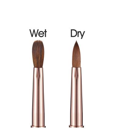 Shine Chance Acrylic Nail Brush Size 2 - 100% Real Kolinsky Art Brush for Professional Acrylic Powder Application - Handmade Manicure Tool for DIY and Salon Use - Buy Online on GoSupps.com
