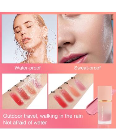 Lophe Blush Stick - Matte Lightweight Waterproof Liquid Blush for Natural Look | Long-Wearing Rouge Beauty (6.5ml) - International Shipping Available - Buy Online on GoSupps.com