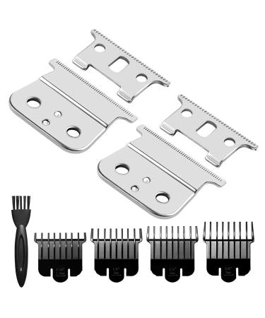 Replacement Blades Compatible with Andis T Outliners Gtx,Suitable for hair clippers model #04710/04521 Silver
