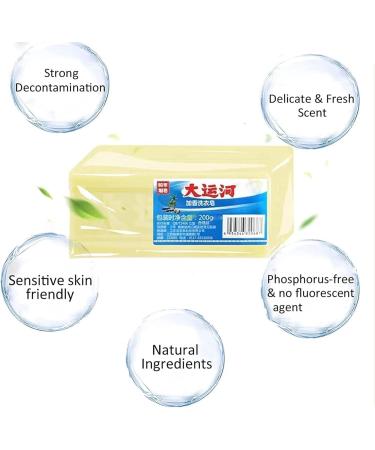 Hot Cleaning Bar Soap for Stains Grand Canal Soap Bar for Stains Underwear Cleaning Soap Stain Remover Long-Lasting Fragrance Rich Foam Powerful Stain Removal (3pcs) - Buy Online on GoSupps.com