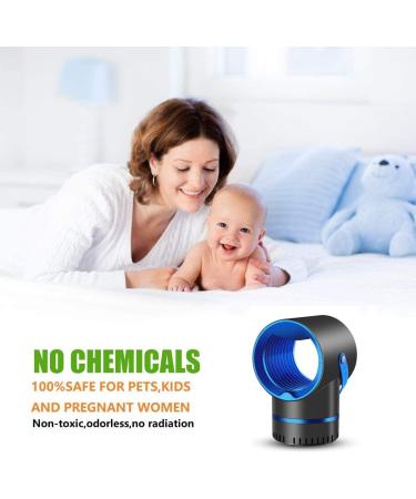 Mosquito Killer-USB Portable UV Insect Killer Quiet 360 Photocatalytic Electric Mosquito Insect Trap Lamp for Camping Bedroom Kitchen Office Home - Buy Online on GoSupps.com