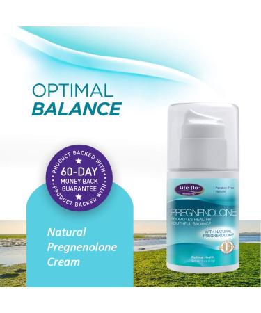 Life-flo Pregnenolone Cream - 2 oz (57 g) | Hormonal Balance & Wellness - Buy Online on GoSupps.com