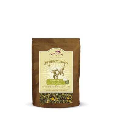 Terra Canis Pudelwohl for Stomache & Darm - herbal heroes 100g I Support with the power of nature i nutritional supplements with health herbs & Bach flowers for dogs