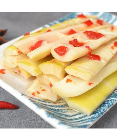 Pickled Pepper Bamboo Shoots 200g/pack online celebrity snack Fresh Tender Crispy bamboo shoots Peeled Bamboo Shoots Instant Spicy Snacks Chinese Pickled Vegetable Ready-to-eat (2 pack) - Buy Online on GoSupps.com