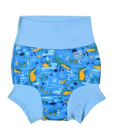 Splash About Baby & Toddler Happy Nappy Reusable Swim Nappy Crocodile Swamp 12-24 Months - Buy Online on GoSupps.com
