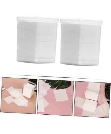 Mikinona Cleaning Pads 2 Boxes Eyelash & Nail Tools Non-Woven Fabric Cloth for Gel & Glue Cleaning Manicure Supplies - Buy Online on GoSupps.com