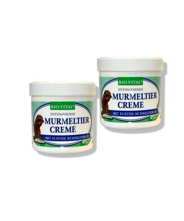 Original relaxing marmot cream with real marmot oil - for the massage of shoulders back and joints made in germany (marmot 2x 250ml)