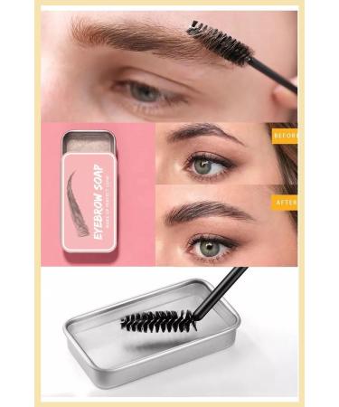 SLYHHZHMY Eyebrow soap eyebrow paste eyebrow wax eyebrow gel eyebrow makeup soap transparent natural long-lasting. - Buy Online on GoSupps.com
