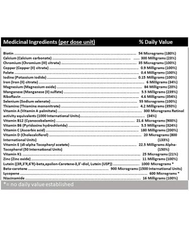 iCare Naturals Mr Vita - Multivitamins for Men - One a Day Mens Vitamin - Gluten Free | Vegetarian Friendly | Manufactured in Canada | Halal - Vitamin C D and B12 - Vitamins for Men to Support Healthy Bones Teeth Skin Muscle & Immunity Growth - 60 count 2 - Buy Online on GoSupps.com