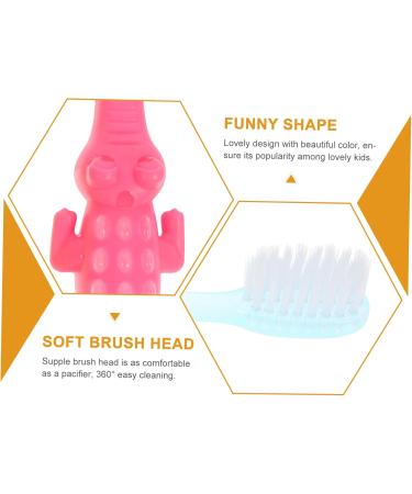 Buy Minkissy 40 STK Cartoon Krokodil Toothbrush - Kid's Manual Massage Tool & Oral Care | International Shipping - Buy Online on GoSupps.com
