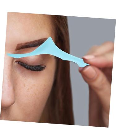 NOLITOY Eyebrow Shaper Brow Stencil Eyebrow Guide Template Auxiliary Constant Temperature Supplies 17.3x5.9cm Blue - Buy Online on GoSupps.com