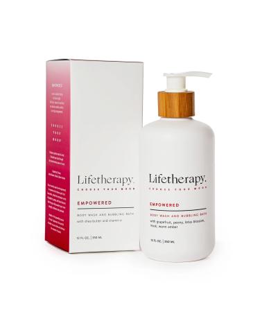 Lifetherapy Body Wash and Bubbling Bath | Sulfate Free Body Wash Bubble Bath and Liquid Hand Soap (Empowered)