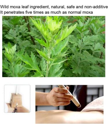 Buy 10 Pieces 18x200 mm MOXA Stick - Moxibustion Roll for Stress Relief Acupuncture Massage Device for Pain Relief & Health Care - Buy Online on GoSupps.com