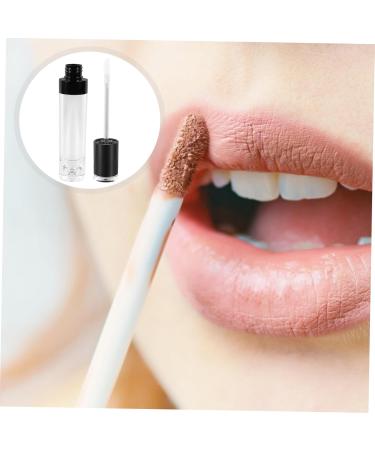SOLUSTRE 4 pi ces Flacons Vides pour Gloss L vres R utilisables Tubes Transparents Pratiques pour Maquillage Rechargeables et Portables avec Bouchons Noirs - Buy Online on GoSupps.com
