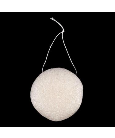 Konnyaku Jelly Fiber Face Wash Pad Cleaning Sponge Puff Exfoliator-white - Buy Online on GoSupps.com