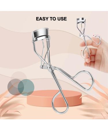 Premium Hysotok Eyelash Curler Set - Stainless Steel 2 Replacement Pads & Mascara Brushes for Perfect Lashes | International Shipping - Buy Online on GoSupps.com