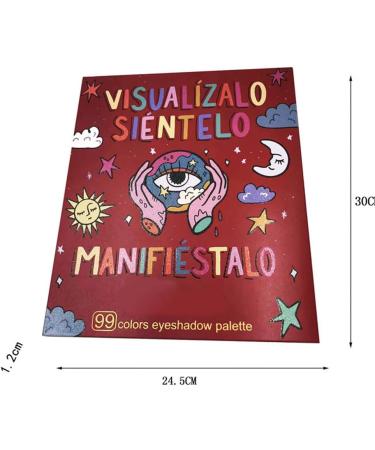 99 Colors Eyeshadow Palette - Matte Glitter Rainbow Eyeshadows - Pigmented Waterproof Makeup - Buy Online on GoSupps.com