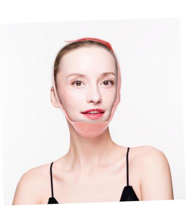 Beavorty Silicone Beauty chin strap double chin belt chin lift lift tape v line belt lift V-line Belt lifting belt Silica gel Small powder thin - Buy Online on GoSupps.com