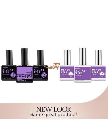 BTArtbox XCOATTIPS Gel Nail Kit - Short Square French Tip Press On Nails with Pink Soft Gel Tips Dual Protection & Nail Lamp - Buy Internationally - Buy Online on GoSupps.com