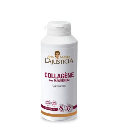 Ana Maria Lajusticia Collagen Enriched with Magnesium - 450 Tablets Strong Joints and Soft Skin - Hydrolyzed Collagen Tissue Regenerator Type 1&2 - 75 Day Treatment Bottle