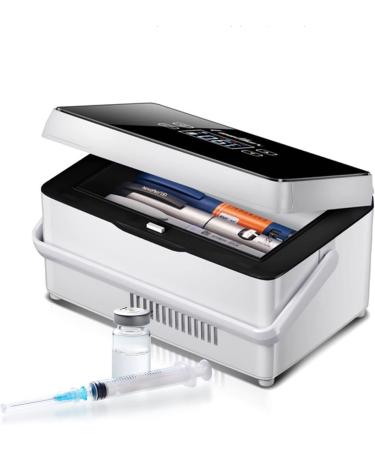 PPLOONG Portable Insulin Cooler Travel Case with LED Display - Rechargeable Diabetic Fridge for Travel & Home - Buy Online on GoSupps.com