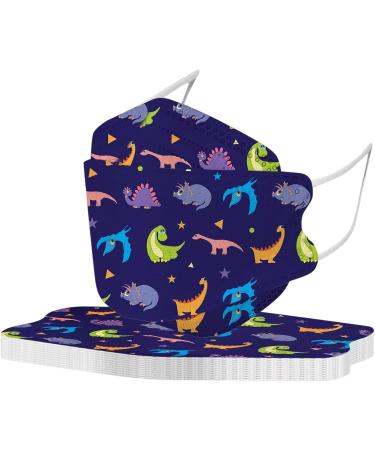 Amdole 50-Pack 4-Layer Children's Fish-Shaped Masks - Breathable Odorless 3D Mouth Protection for Young Girls - Buy Online on GoSupps.com