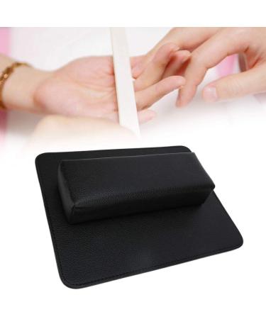 FAMKIT Nail Art Hand Pillow Set - Beauty Salon Soft Arm Rest Holder Cushion Mat for Manicure - Black - Buy Online on GoSupps.com