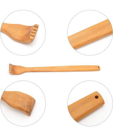 2-Piece Wood Back Scratchers - Long Handle for Itching Relief & Body Relaxation | Durable & Effective Itch Relief - Buy Online on GoSupps.com