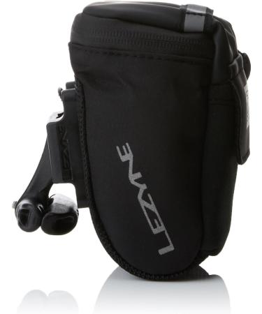 LEZYNE Caddy QR Rail Mount Bike Saddle Bag - Water Resistant Compact Seat Bag (Black, Medium) - Buy Online on GoSupps.com