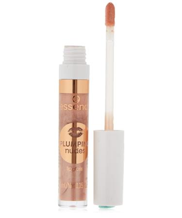 Essence clumsy nudes lip gloss Lip Gloss No. 08 My Big Moment Nude enlarged glossy shimmering vegan corresponds to our clean beauty standard oil -free (4.5ml) 08 My Big moment 1 piece (1 Pack)