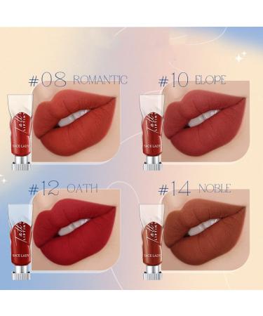SACE LADY 4 Colors Matte Liquid Lipstick Set - Long Lasting & Pigmented | Kiss-proof Lip Stain Makeup for Women - 4Pcs - Buy Online on GoSupps.com