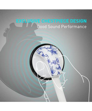 SCIAN Stethoscope - Single Head Cardiology Stethoscopes for Nurses Doctors and Nursing School Students Ideal for Blood Pressure Monitoring Home Diagnostics Medical Supplies White - Buy Online on GoSupps.com