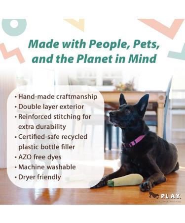 PLAY Garden Fresh Dog Toy - Soft Zucchini | Premium Pet Lifestyle Toys for Dogs - International Shipping - Buy Online on GoSupps.com