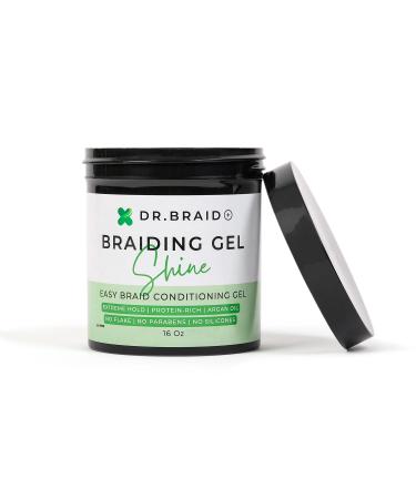 Dr. Braid Plus Extreme Hold Gel - 16 oz | Conditioning Shine for Braiding Twisting & Styling - Best eCommerce for International Shipping - Buy Online on GoSupps.com