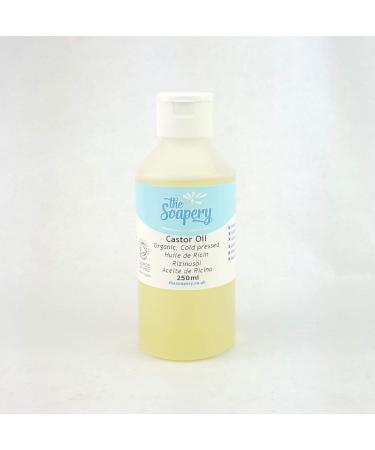 Castor Oil Organic Cold Pressed 250ml - 100% Pure 250 ml (Pack of 1) - Buy Online on GoSupps.com