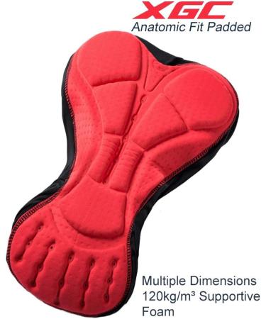 XGC Men's Long Cycling Pants - Radsprint Shorts with 4D Sponge Seat Cushion - Elastic Comfortable & Stylish XL Blue - Buy Online on GoSupps.com