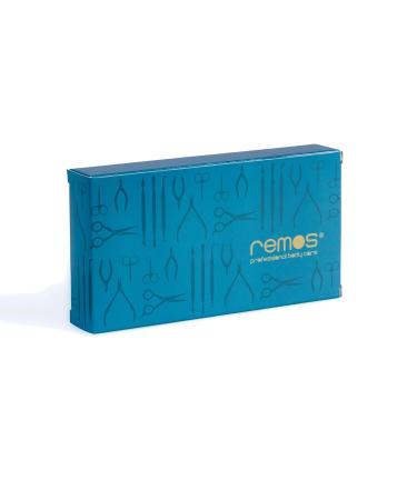 REMOS Red Genuine Leather Nail Case Empty Storage for 3 Nail Instruments | International Shipping - Buy Online on GoSupps.com