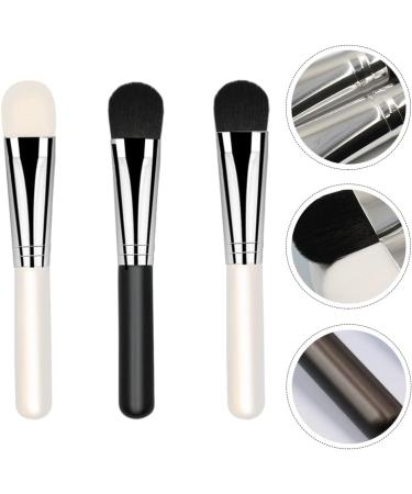 Cleaning Brush 3pcs Sleeping Handle Face Supplies Cream Acid Wooden Brushes Facial Silica Girls for Gel Applicator Beauty Household Women Mask Brush Makeup Cosmetic Salon Manual Fan (Color : Assorted 12x1.8cm Assorted - Buy Online on GoSupps.com