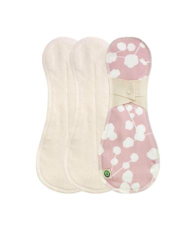 think ECO FDA Registered Printed Tape Type Pad 3p Organic Reusable Cotton Pads Menstrual Pads Sanitary Napkins Many Pattern 3 Pads. (Color Size) (Shabby Chic Day Pad Plus) Shabby Chic 3 Count (Pack of 1)